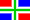 Groningen Flagge von Groningen